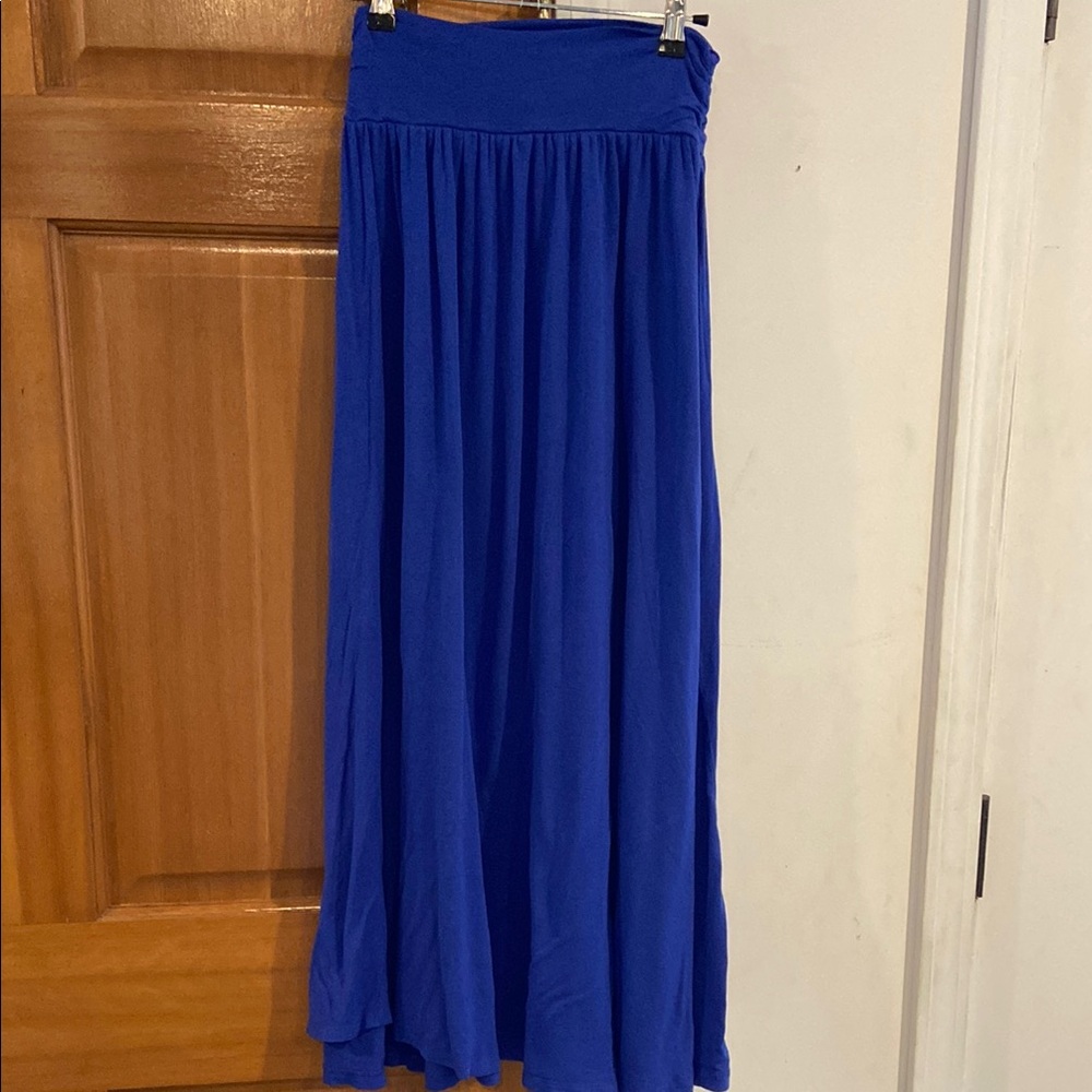 EUC! Blue Maxi Skirt by Popular Basics size S!
